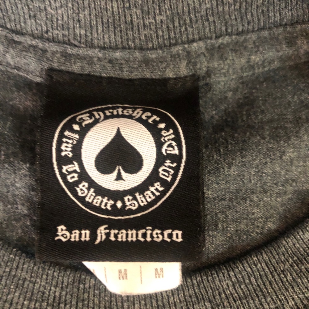 THRASHER Magazine size M gray tee San Francisco - Picture 3 of 5